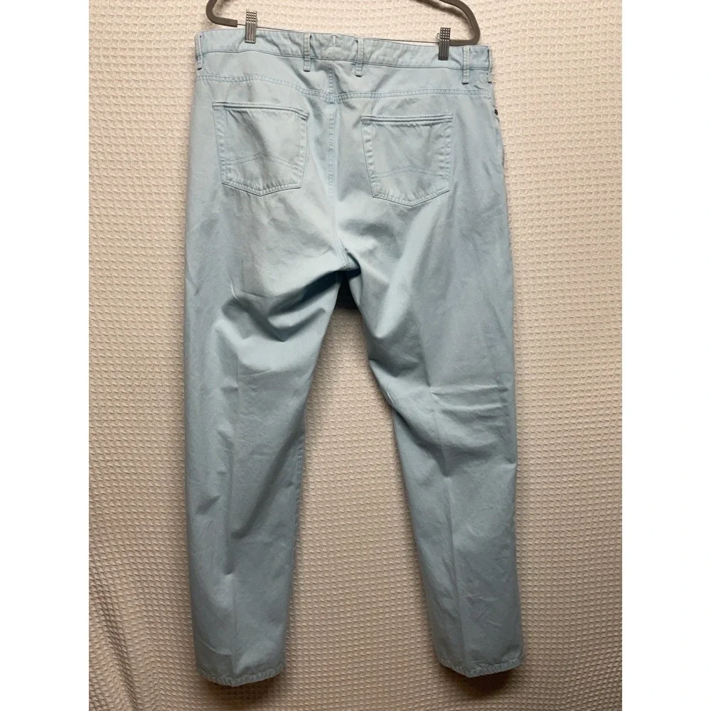 Peter Millar Chino Pants‎ Mens 40x33 Straight Blue Pima Cotton Golf